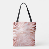 Hübsche Rosa Schwarze Rose Glam Zebra Tierdruck Tasche (Rückseite)