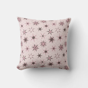 Hübsche rosa Sterne - Muster. Kissen