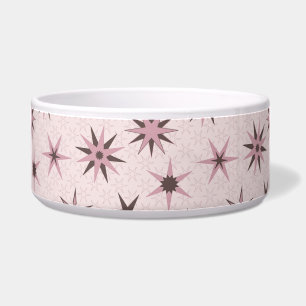 Hübsche rosa Sterne - Muster. Napf