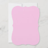 Hübsche rosa Torte Geburtstagsfeier Einladung (Rückseite)