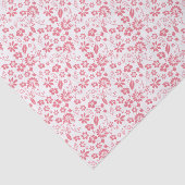 Hübsche Rosa tropische Frühlingsblumen Seidenpapier (Ausschnitt)