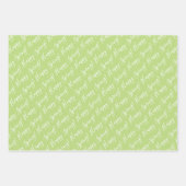 Hübsche Rosa Tulips Froher Frühling Elegante Kunst Geschenkpapier Set (Vorderseite 3)