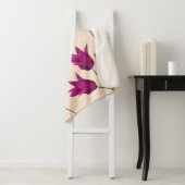 Hübsche, rosa Tulpen, geblümt Sherpadecke (Beispiel)