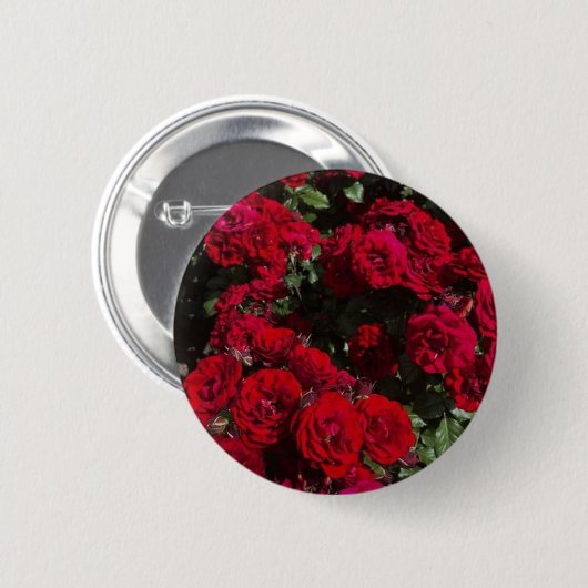 Hübsche rosa Tulpenbrosche Button (Vorne & Hinten)