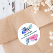 Hübsche Rosa- und Blautönen Personalisiert