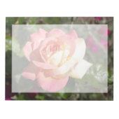Hübsche rosa und gelbe Blume. floral Notizblock (Vorderseite)
