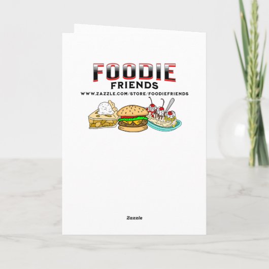 Hübsche Rosa und Gold Ice Cream denken über Sie Karte (Rückseite)