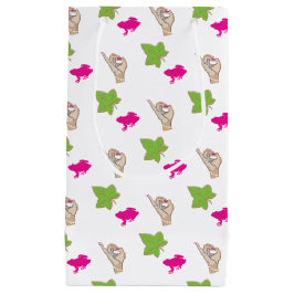 Hübsche rosa und grüne Feiern Kleine Geschenktüte