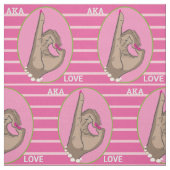 Hübsche rosa und grüne Stoffe (Muster)