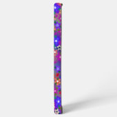 Hübsche Rosa- und Purpurblumen Samsung Galaxy Hülle (Linke Seite)