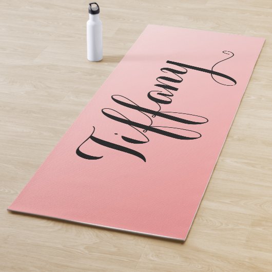 Hübsche Rosa und Schwarz Extravagant Yogamatte (Beispiel)