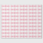 Hübsche, rosa und weiße Geschenkwrake Geschenkpapier (Flach)