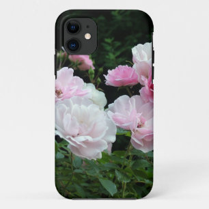 hübsche rosa und weiße Rosenblütensträucher. Botan Case-Mate iPhone Hülle