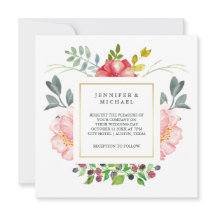 Hübsche rosa Watercolor-Pfingstrosen mit