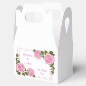 Hübsche rosa Wedding Eckblumensträuße Geschenkschachtel (Geöffnet)