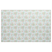 Hübsche Rosa-Weiße-Hunde-Rose auf Sky Blue Fabric Stoff (Fat Quarter (45,7 x 55,9 cm))
