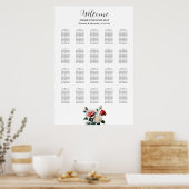 Hübsche, rosa, weiße rote Rosen Poster (Küche)