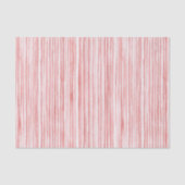Hübsche rosa weiße Streifen Seidenpapier (Vorderseite)