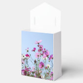Hübsche rosa Wiesenblumen Danke Geschenkschachtel (Geöffnet)
