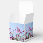 Hübsche rosa Wiesenblumen Geschenkschachtel (Geöffnet)