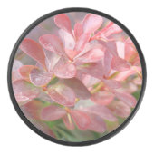 Hübsche rosa Zweige Eishockey Puck (Vorderseite)