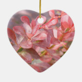 Hübsche rosa Zweige Keramik Ornament (Hinten)