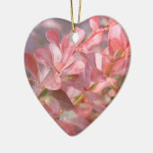 Hübsche rosa Zweige Keramik Ornament (Links)