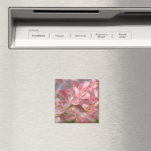 Hübsche rosa Zweige Magnet (In Situ (Geschirrspüler))