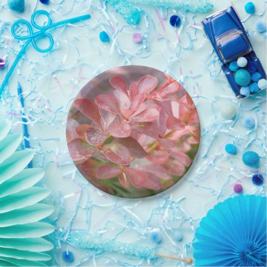 Hübsche rosa Zweige Pappteller (Party)