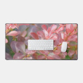 Hübsche rosa Zweige Schreibtischunterlage (Tastatur & Maus)