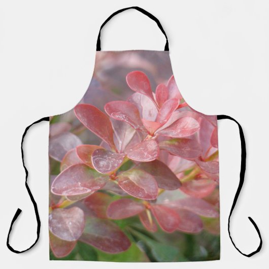 Hübsche rosa Zweige Schürze (Vorderseite)