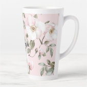Hübsche rosafarbene weiße Blüten Milchtasse (Rechts)