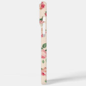 Hübsche Rose Blumenrosa Pfirsichcreme Case-Mate iPhone Hülle (Rückseite / Links)