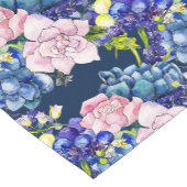 Hübsche Rose Chintz Floral Print Kurzer Tischläufer (Ecke)