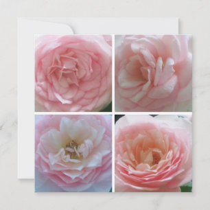 Hübsche Rose Einladung