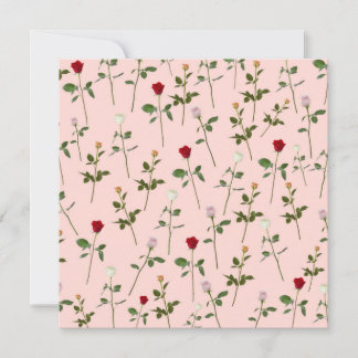 Hübsche Rose Geburtstag Einladung