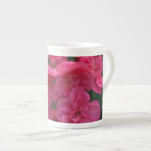 Hübsche Rose Geranium China Jumbo Tasse (Vorderseite Rechts)