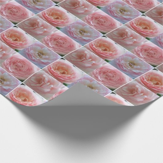 Hübsche Rose Geschenkpapier (Ecke)