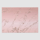 Hübsche Rose Gold Glitzer Streams Seidenpapier (Vorderseite)