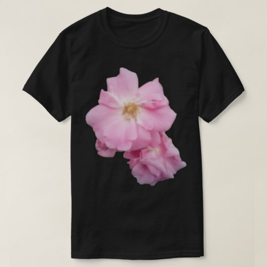 hübsche Rose hellgrüne Version T-Shirt (Design vorne)