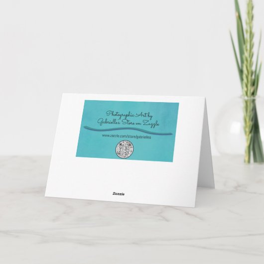 Hübsche Rose in der Garden Abschluss Card Karte (Rückseite)