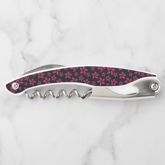 Hübsche Rose Kellnermesser (Rückseite)