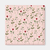 Hübsche Rose Magnet (Vorne)