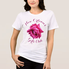 Hübsche Rose mit rosa  T - Shirt