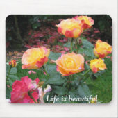 Hübsche Rose Mousepad (Vorne)