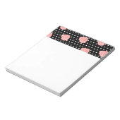 Hübsche Rose Notepad Notizblock (Rotiert)