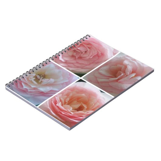 Hübsche Rose Notizblock (Linke Seite)