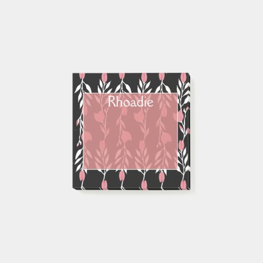 Hübsche Rose Post-it Klebezettel (Vorderseite)