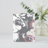 Hübsche Rose Postkarte (Stehend Vorderseite)