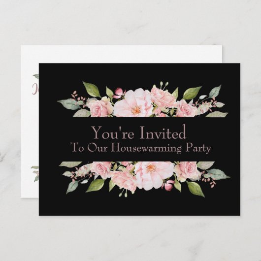 Hübsche Rose Postkarte (Vorne/Hinten)